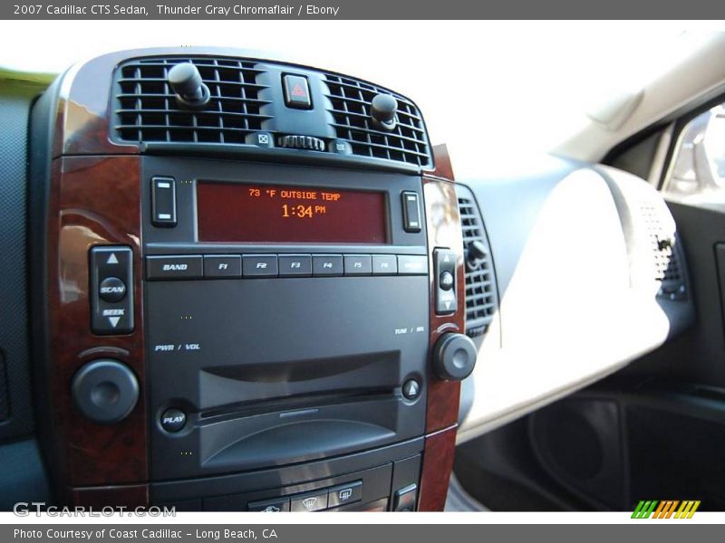 Thunder Gray Chromaflair / Ebony 2007 Cadillac CTS Sedan
