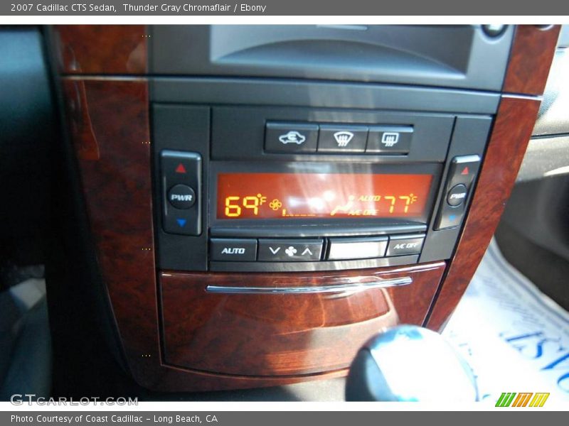 Thunder Gray Chromaflair / Ebony 2007 Cadillac CTS Sedan