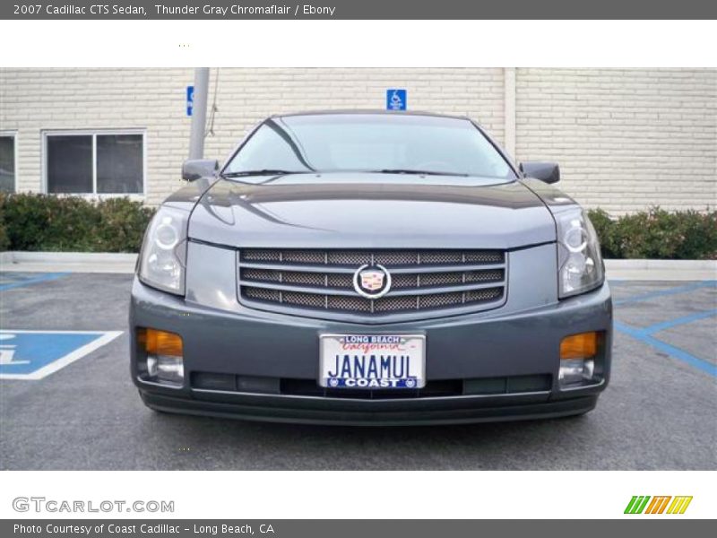 Thunder Gray Chromaflair / Ebony 2007 Cadillac CTS Sedan