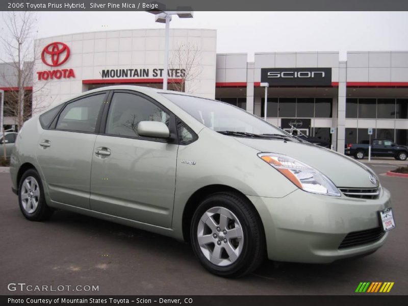 Silver Pine Mica / Beige 2006 Toyota Prius Hybrid