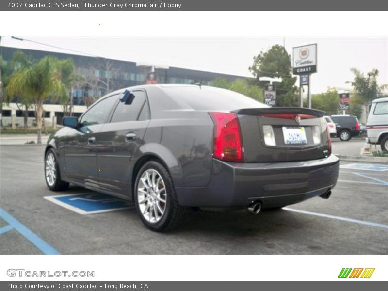 Thunder Gray Chromaflair / Ebony 2007 Cadillac CTS Sedan