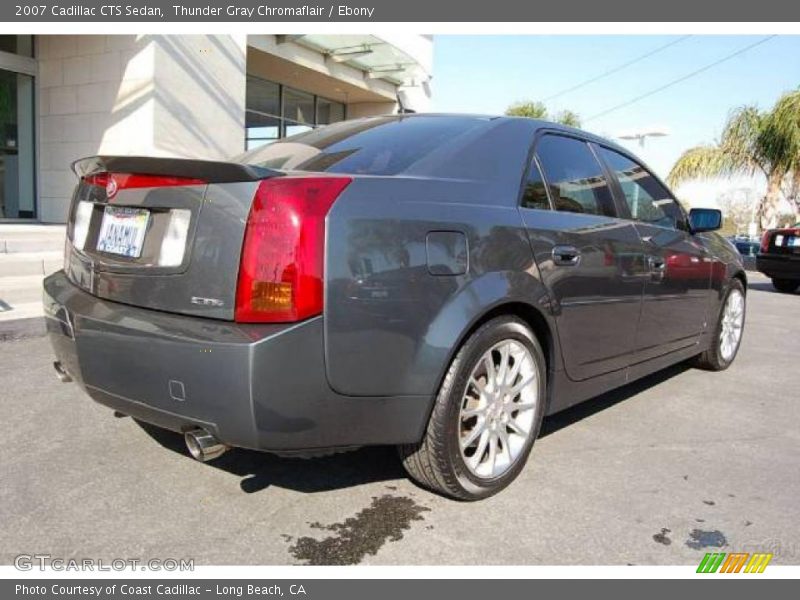 Thunder Gray Chromaflair / Ebony 2007 Cadillac CTS Sedan