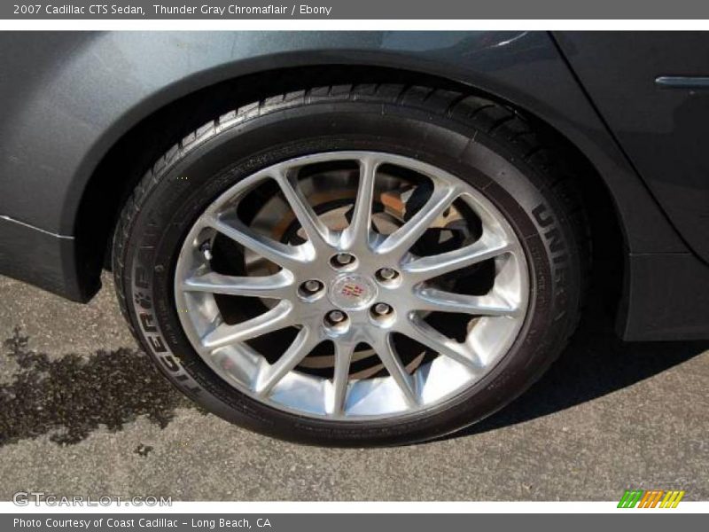 Thunder Gray Chromaflair / Ebony 2007 Cadillac CTS Sedan