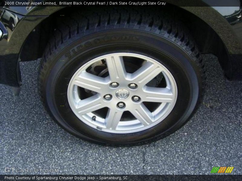 Brilliant Black Crystal Pearl / Dark Slate Gray/Light Slate Gray 2008 Chrysler Aspen Limited