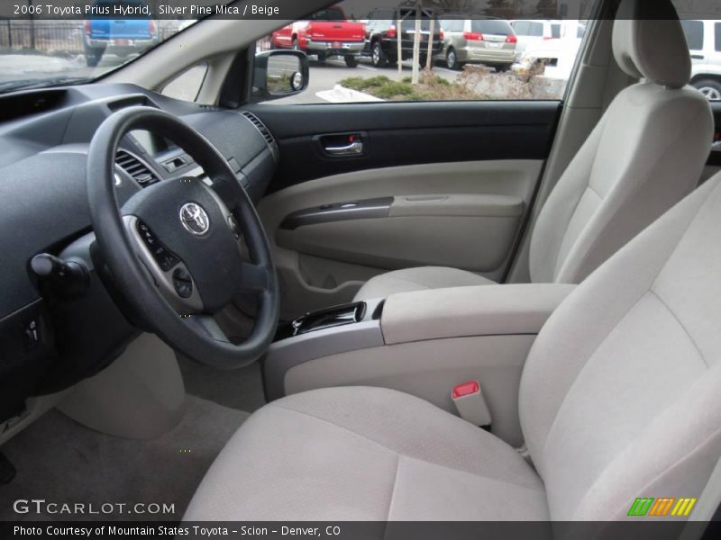 Silver Pine Mica / Beige 2006 Toyota Prius Hybrid