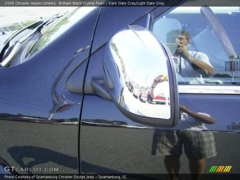 Brilliant Black Crystal Pearl / Dark Slate Gray/Light Slate Gray 2008 Chrysler Aspen Limited