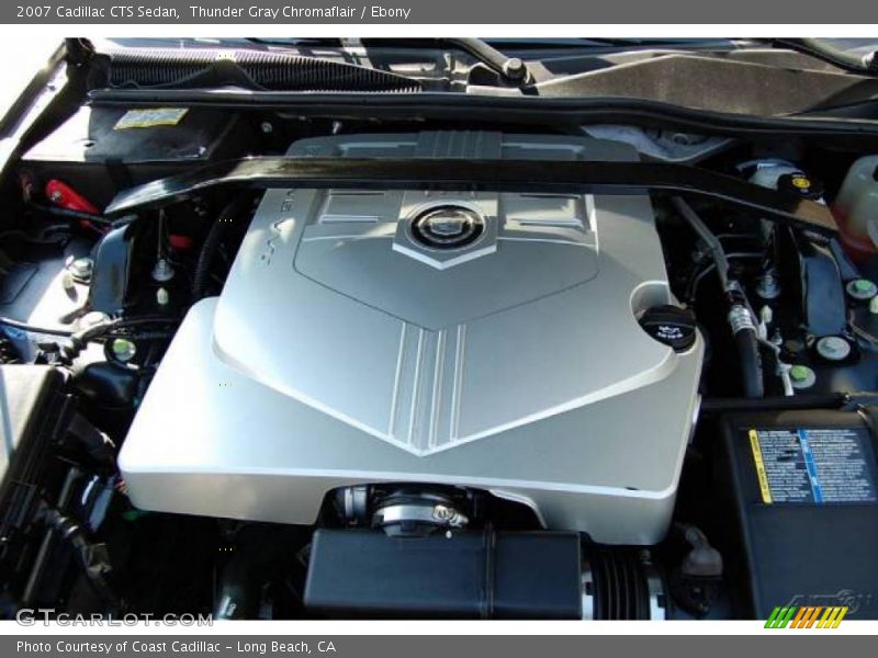 Thunder Gray Chromaflair / Ebony 2007 Cadillac CTS Sedan