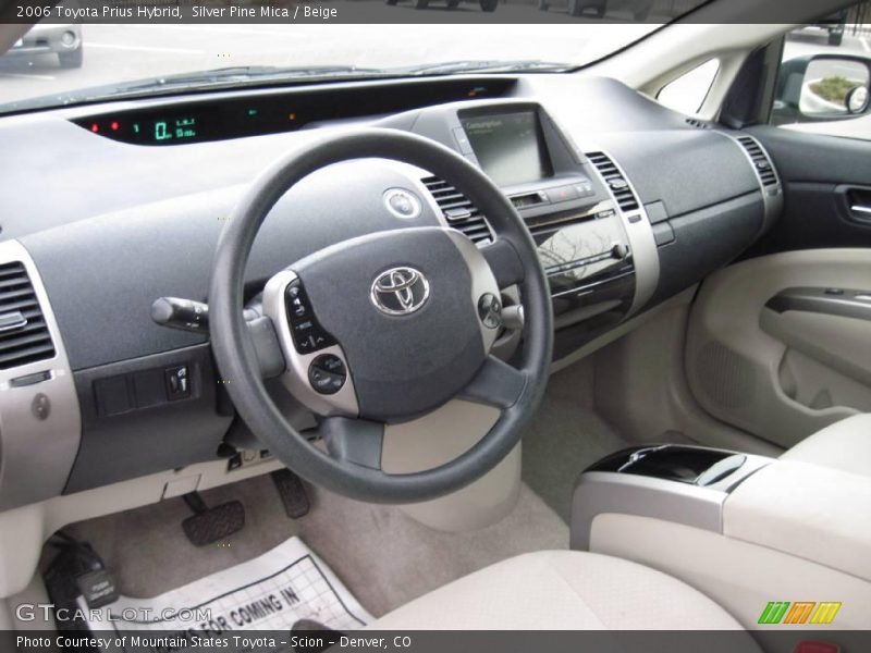 Silver Pine Mica / Beige 2006 Toyota Prius Hybrid