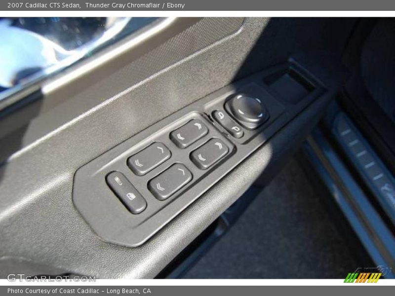 Thunder Gray Chromaflair / Ebony 2007 Cadillac CTS Sedan