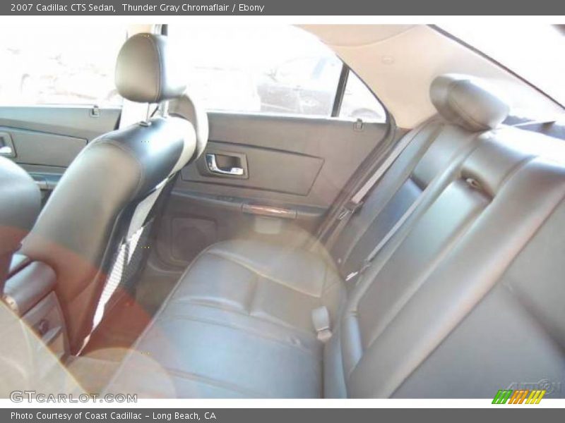 Thunder Gray Chromaflair / Ebony 2007 Cadillac CTS Sedan