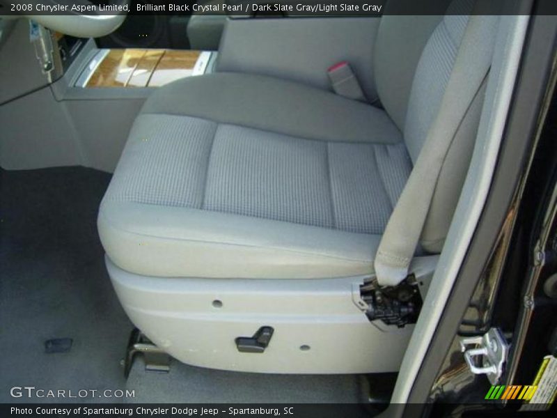 Brilliant Black Crystal Pearl / Dark Slate Gray/Light Slate Gray 2008 Chrysler Aspen Limited