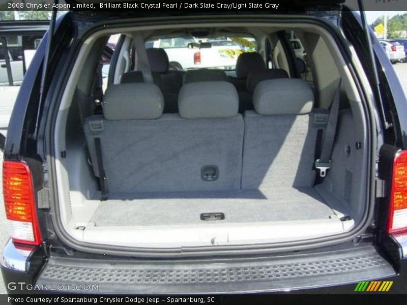 Brilliant Black Crystal Pearl / Dark Slate Gray/Light Slate Gray 2008 Chrysler Aspen Limited