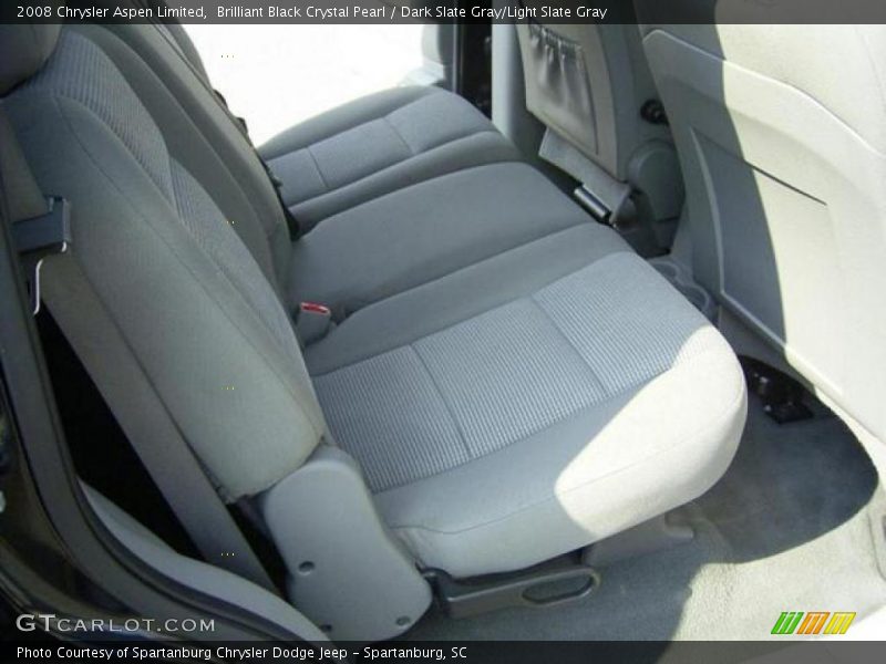 Brilliant Black Crystal Pearl / Dark Slate Gray/Light Slate Gray 2008 Chrysler Aspen Limited