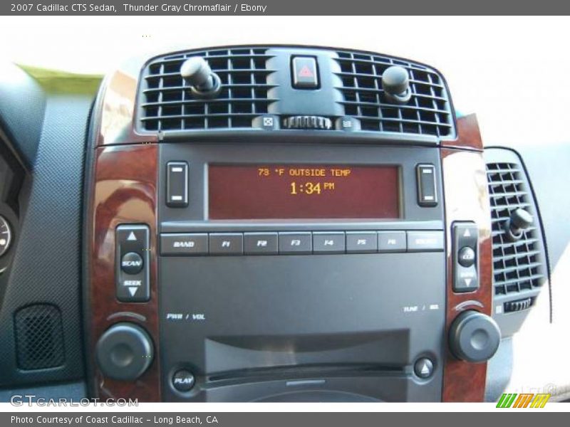 Thunder Gray Chromaflair / Ebony 2007 Cadillac CTS Sedan