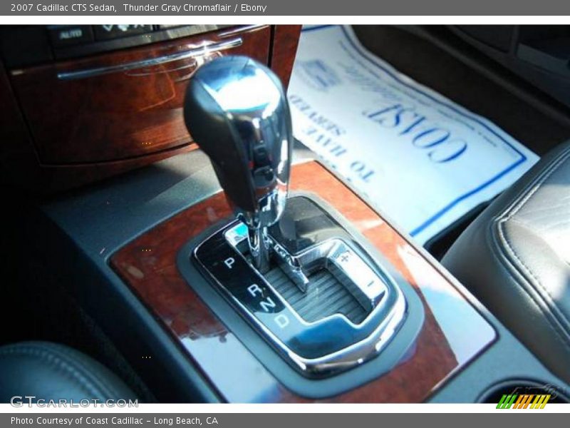 Thunder Gray Chromaflair / Ebony 2007 Cadillac CTS Sedan