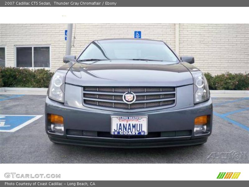 Thunder Gray Chromaflair / Ebony 2007 Cadillac CTS Sedan
