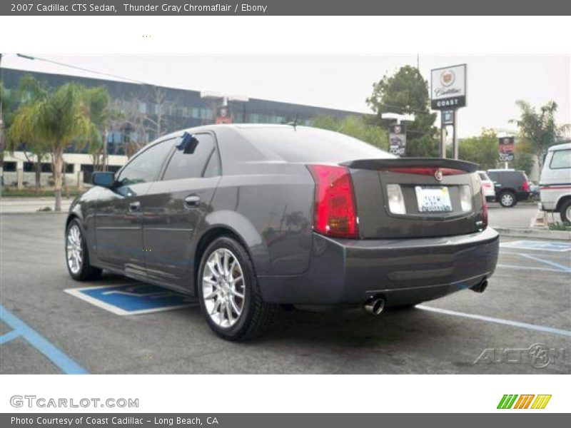 Thunder Gray Chromaflair / Ebony 2007 Cadillac CTS Sedan