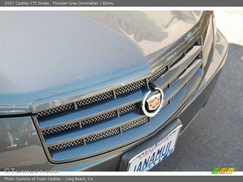 Thunder Gray Chromaflair / Ebony 2007 Cadillac CTS Sedan