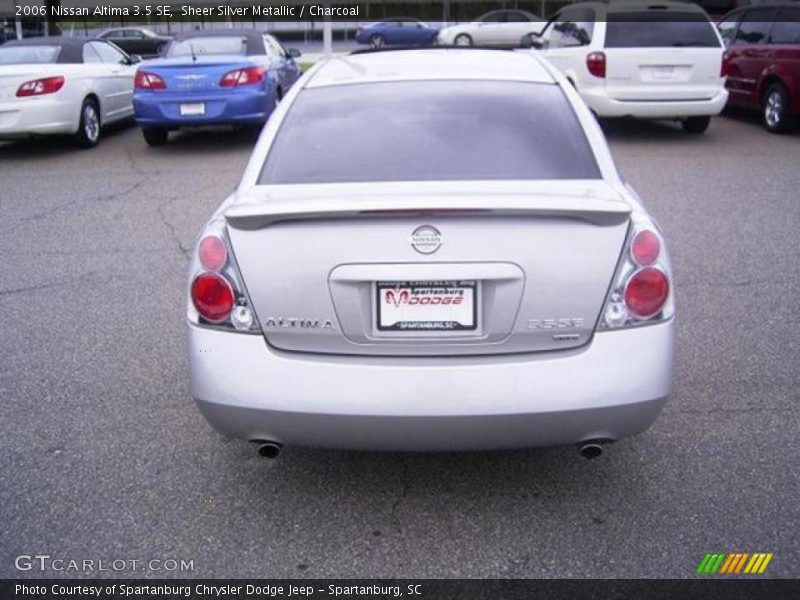 Sheer Silver Metallic / Charcoal 2006 Nissan Altima 3.5 SE