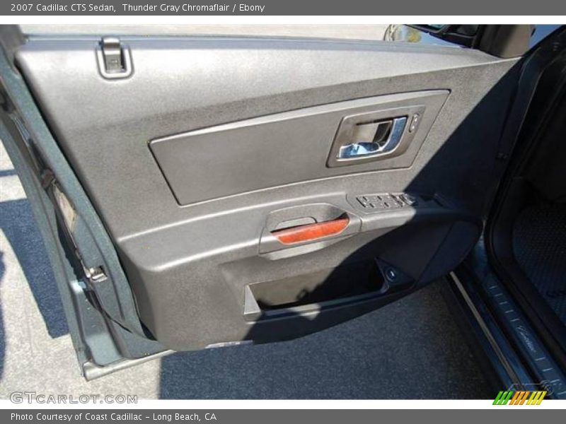 Thunder Gray Chromaflair / Ebony 2007 Cadillac CTS Sedan