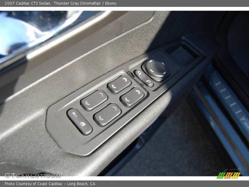 Thunder Gray Chromaflair / Ebony 2007 Cadillac CTS Sedan