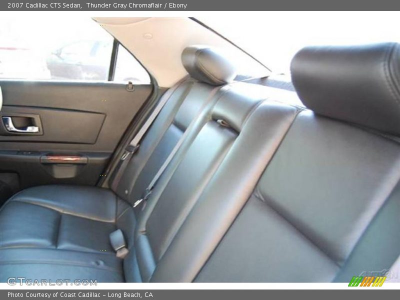 Thunder Gray Chromaflair / Ebony 2007 Cadillac CTS Sedan