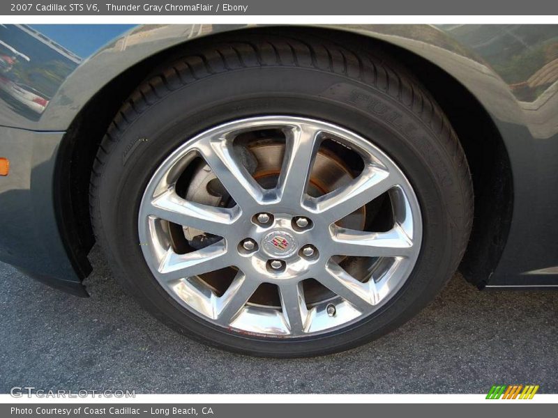 Thunder Gray ChromaFlair / Ebony 2007 Cadillac STS V6