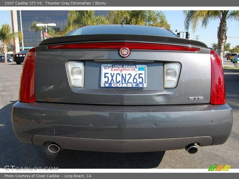 Thunder Gray ChromaFlair / Ebony 2007 Cadillac STS V6