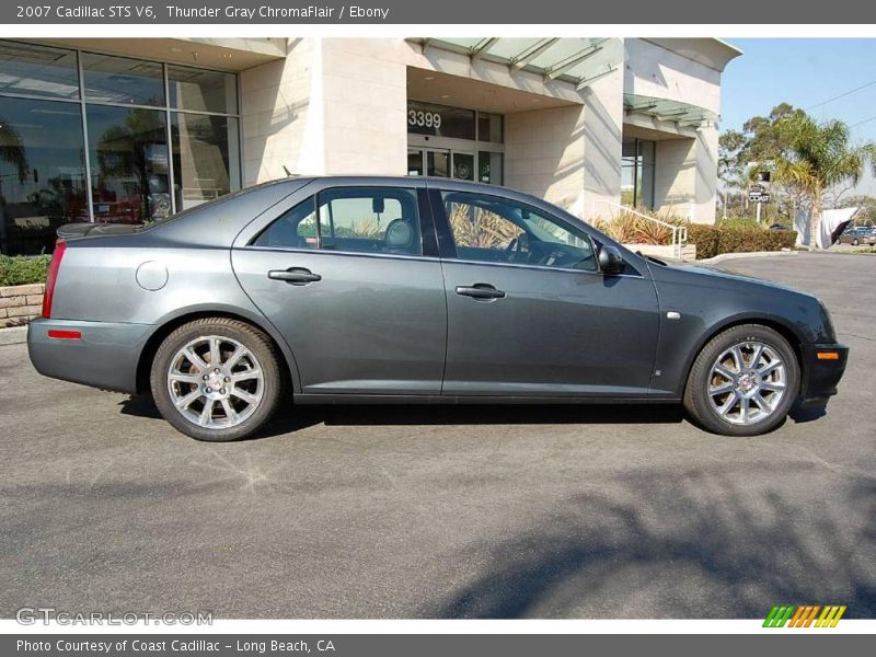 Thunder Gray ChromaFlair / Ebony 2007 Cadillac STS V6