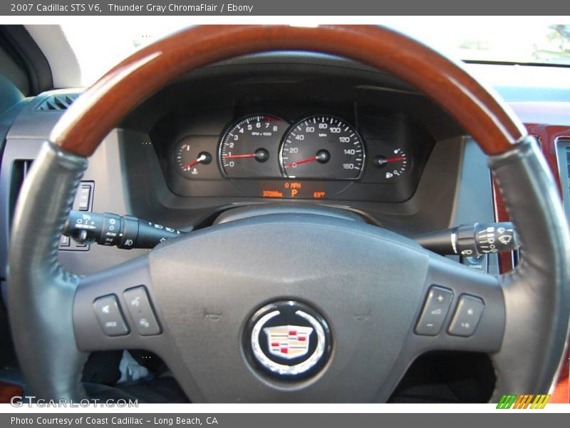 Thunder Gray ChromaFlair / Ebony 2007 Cadillac STS V6