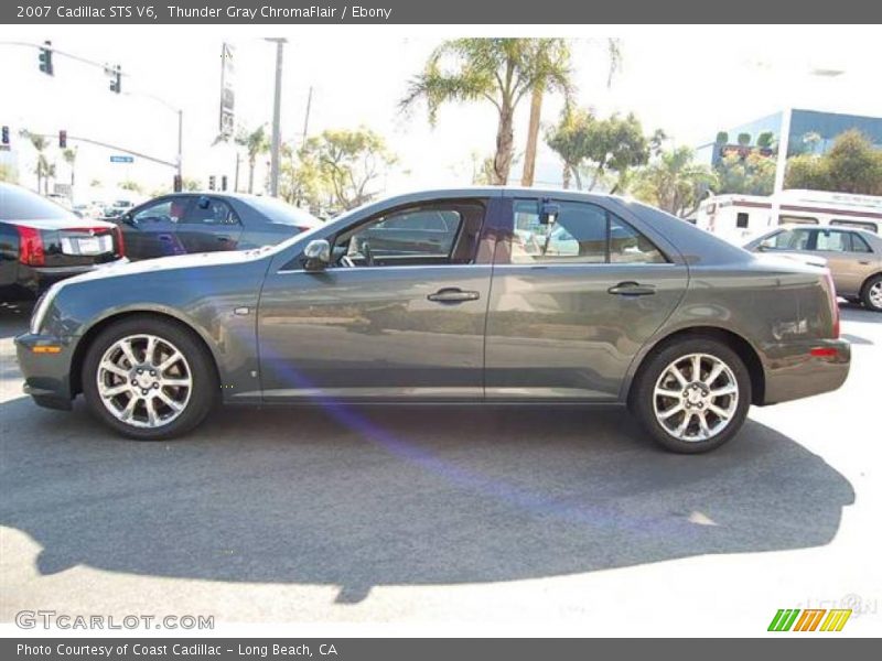 Thunder Gray ChromaFlair / Ebony 2007 Cadillac STS V6