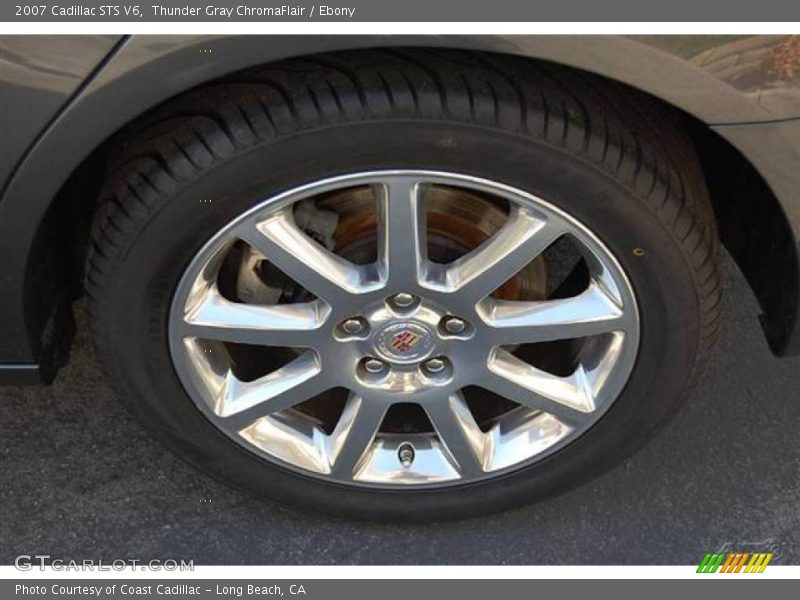 Thunder Gray ChromaFlair / Ebony 2007 Cadillac STS V6