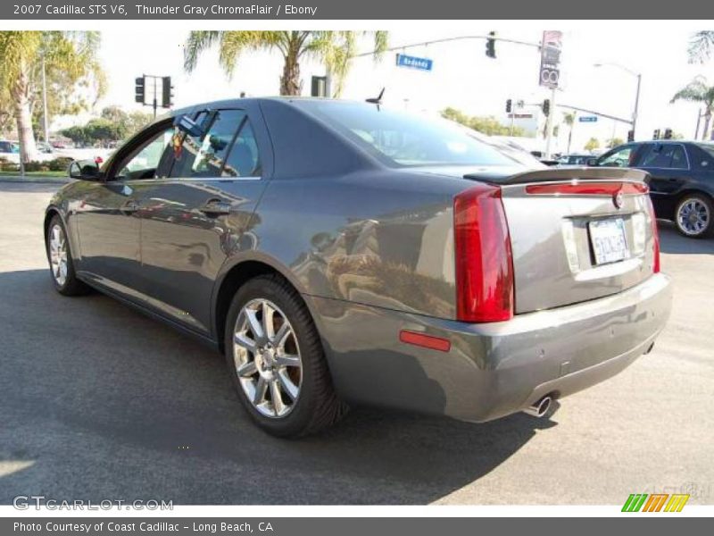Thunder Gray ChromaFlair / Ebony 2007 Cadillac STS V6