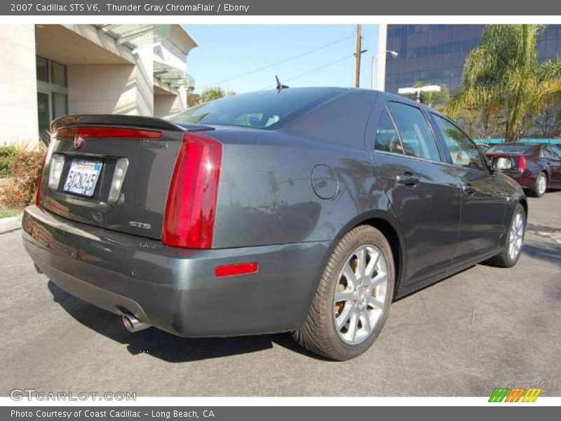 Thunder Gray ChromaFlair / Ebony 2007 Cadillac STS V6