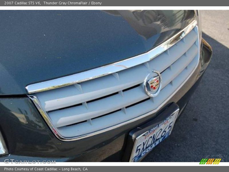 Thunder Gray ChromaFlair / Ebony 2007 Cadillac STS V6