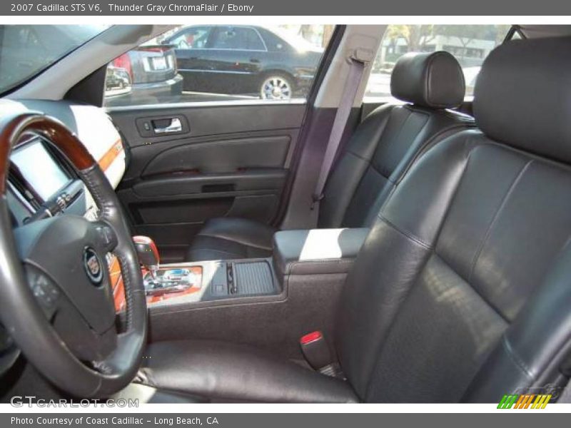 Thunder Gray ChromaFlair / Ebony 2007 Cadillac STS V6
