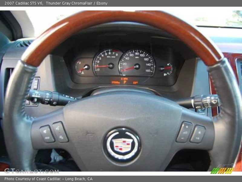 Thunder Gray ChromaFlair / Ebony 2007 Cadillac STS V6
