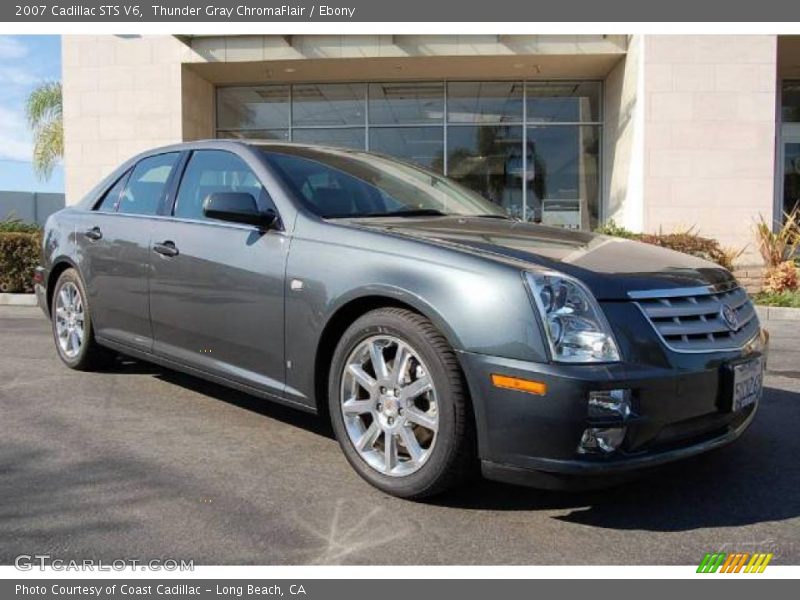 Thunder Gray ChromaFlair / Ebony 2007 Cadillac STS V6