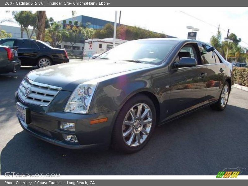 Thunder Gray ChromaFlair / Ebony 2007 Cadillac STS V6