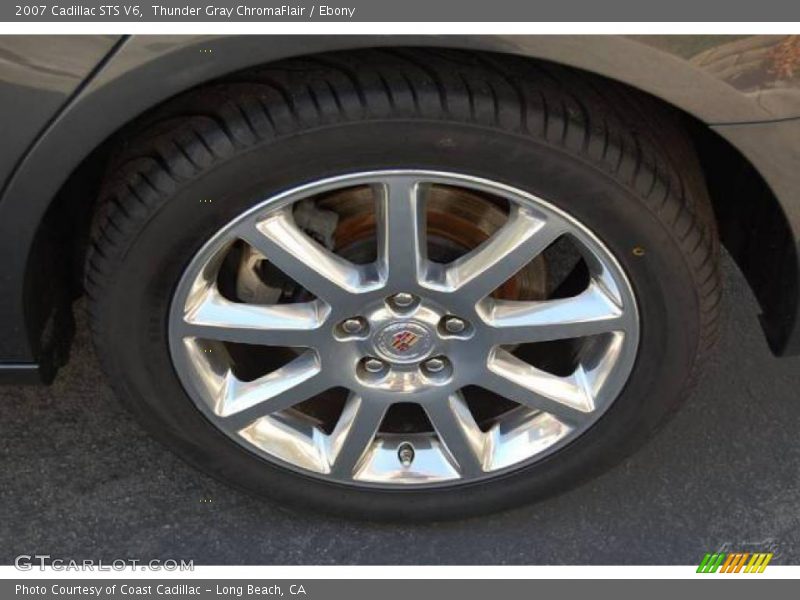 Thunder Gray ChromaFlair / Ebony 2007 Cadillac STS V6