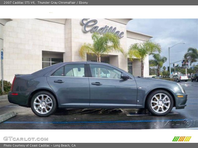 Thunder Gray ChromaFlair / Ebony 2007 Cadillac STS V6