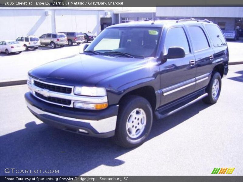 Dark Blue Metallic / Gray/Dark Charcoal 2005 Chevrolet Tahoe LS