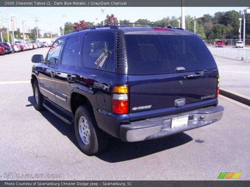 Dark Blue Metallic / Gray/Dark Charcoal 2005 Chevrolet Tahoe LS