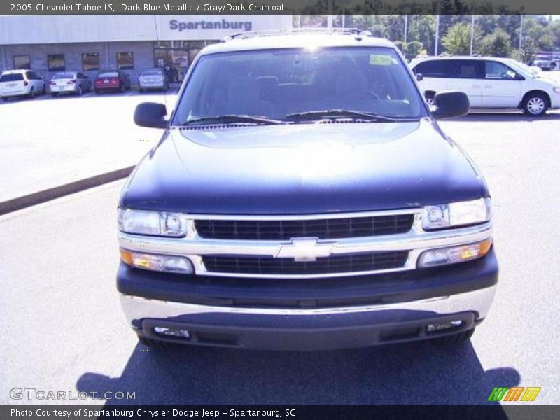 Dark Blue Metallic / Gray/Dark Charcoal 2005 Chevrolet Tahoe LS