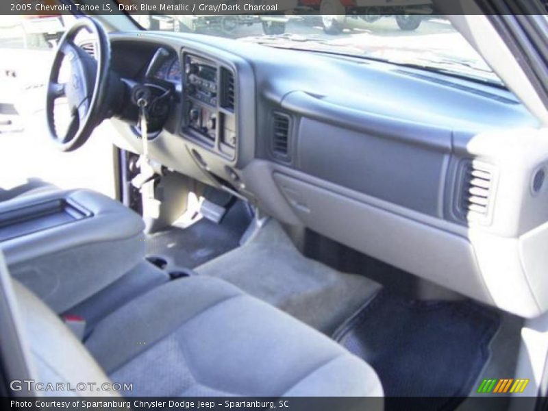 Dark Blue Metallic / Gray/Dark Charcoal 2005 Chevrolet Tahoe LS