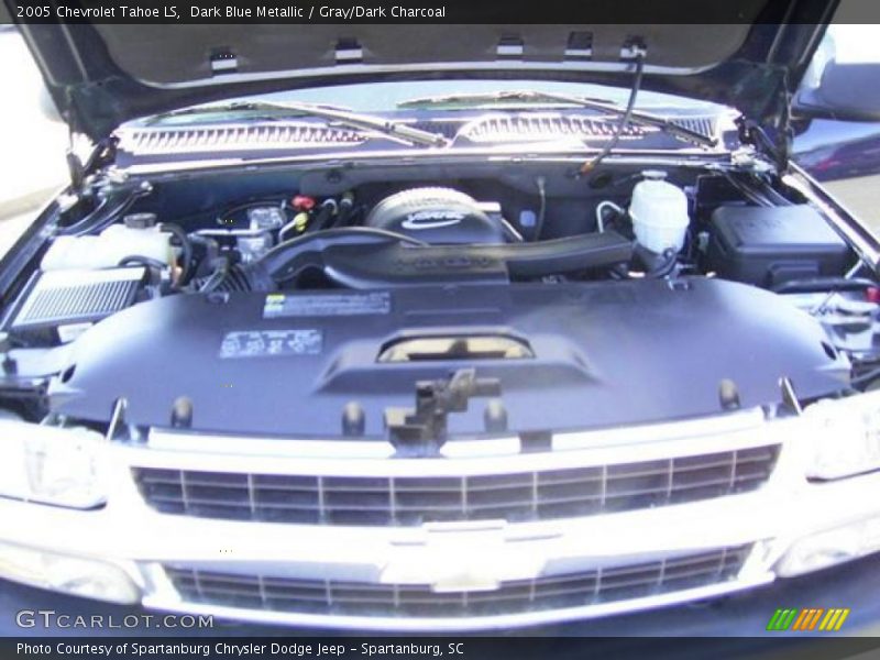Dark Blue Metallic / Gray/Dark Charcoal 2005 Chevrolet Tahoe LS