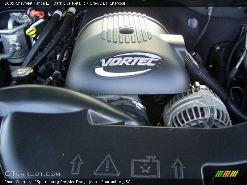 Dark Blue Metallic / Gray/Dark Charcoal 2005 Chevrolet Tahoe LS