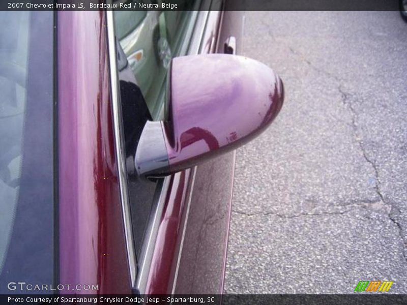 Bordeaux Red / Neutral Beige 2007 Chevrolet Impala LS
