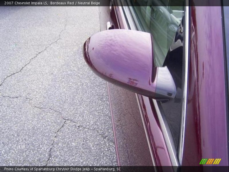 Bordeaux Red / Neutral Beige 2007 Chevrolet Impala LS