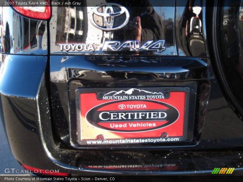 Black / Ash Gray 2007 Toyota RAV4 4WD
